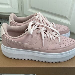 Nike Air Force 1 Pink Low top Platform Sz 11. New without box